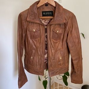 Vintage Leather Guess Jacket